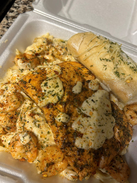 Salmon Alfredo